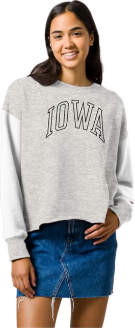 University of Iowa Women's Reverse Fleece Oversized Midi