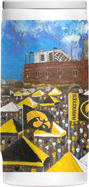 University of Iowa 12oz Collector Powdercoat SlimCan Coolie