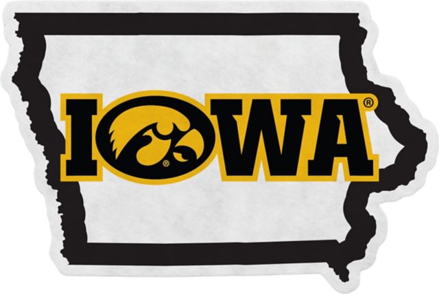 University of Iowa 18x18 Pennant