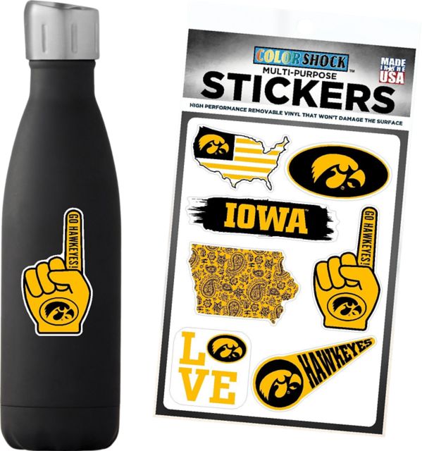 University of Iowa 7.5'' x 7.5'' Sticker Sheet