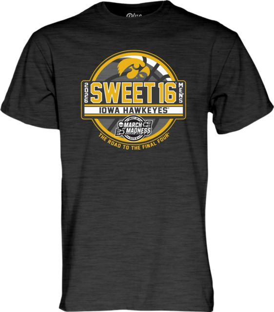 University of Iowa Men's Basketball 2026 Sweet 16 Short Sleeve T-Shirt