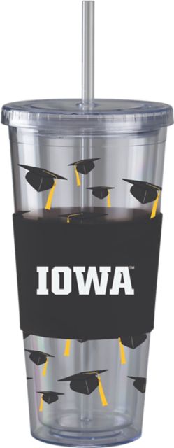 University of Iowa Acrylic Tumbler with Straw