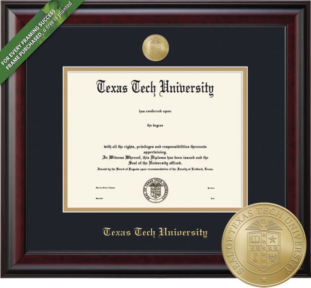 Texas Tech University 11'' x 14'' Classic Diploma Frame