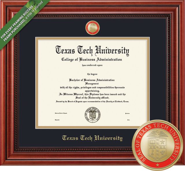 Texas Tech University 11'' x 14'' Millennium Diploma Frame