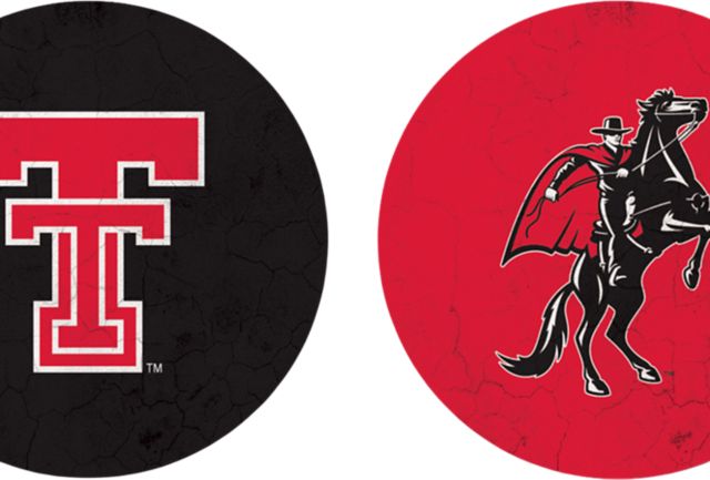 Texas Tech University Red Raiders Car Coasters - 2 Pack