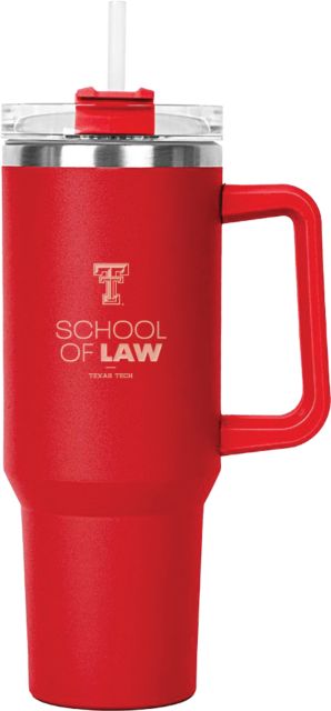 Texas Tech University School of Law Mug with Straw Lid