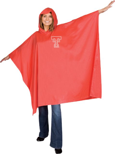Texas Tech University Rain Poncho