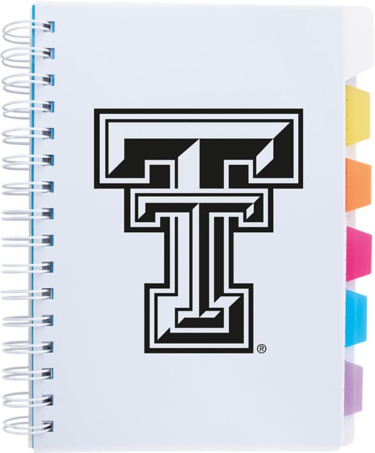 Texas Tech University Notebook with Tabs