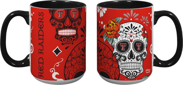 Texas Tech University Dia De Los Muertos 15oz Mug