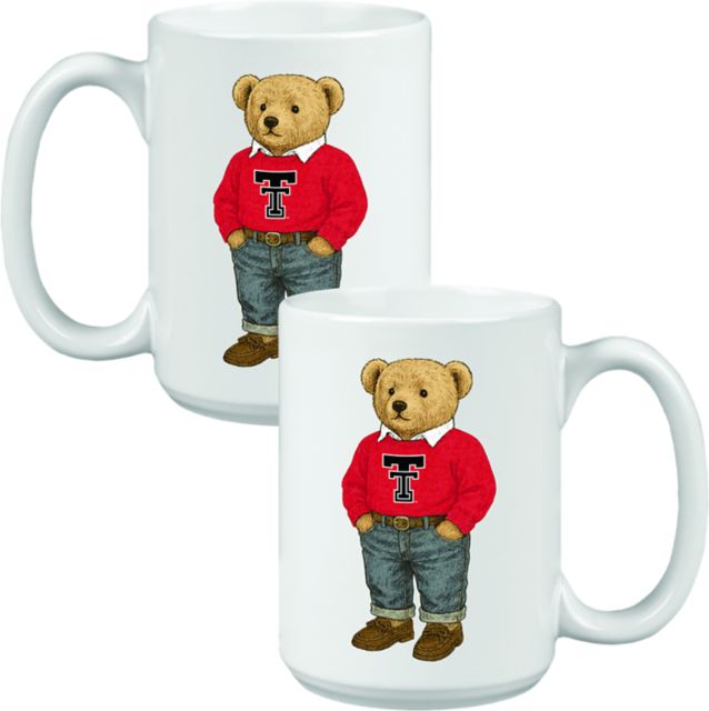 Texas Tech University 15 oz. Teddy Bear Mug