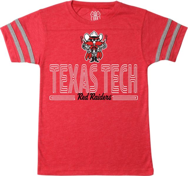Texas Tech University Red Raiders Youth Backfield Short Sleeve T-Shirt