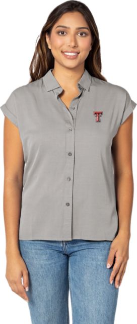 Texas Tech University Women's Red Raiders Short Sleeve Button-Up