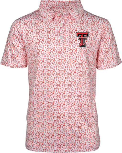 Texas Tech University Youth Boy's Crew Polo