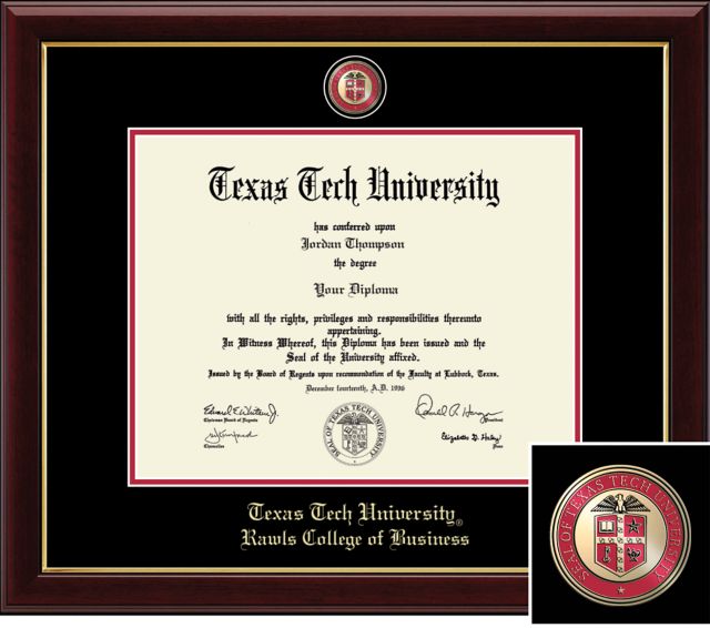 Church Hill Classics Masterpiece Diploma Frame. College of Business - ONLINE ONLY