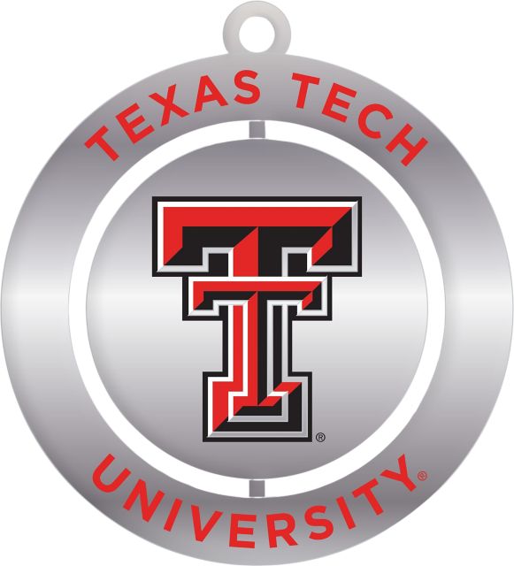 Texas Tech University Spinner Key Tag