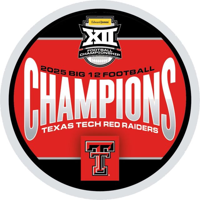 Texas Tech University Red Raiders Football 2025 Conference Champions Pin