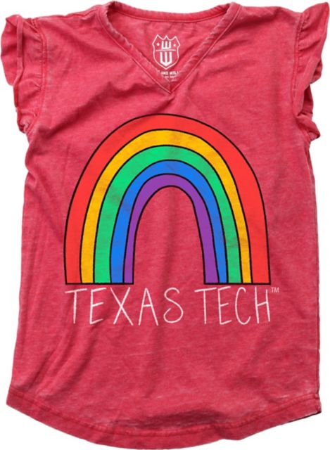 Texas Tech University Toddler Girl's Ruffle Short Sleeve T-Shirt