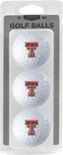Texas Tech University 3 Pack Golf Balls