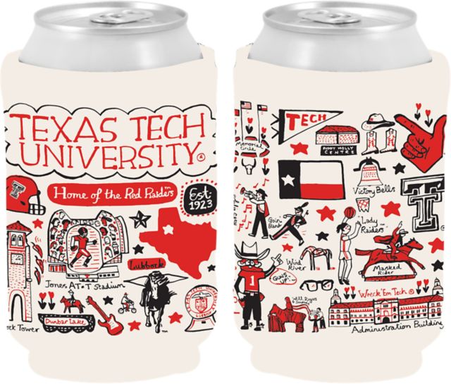 Texas Tech University Julia Gash Can Coozie