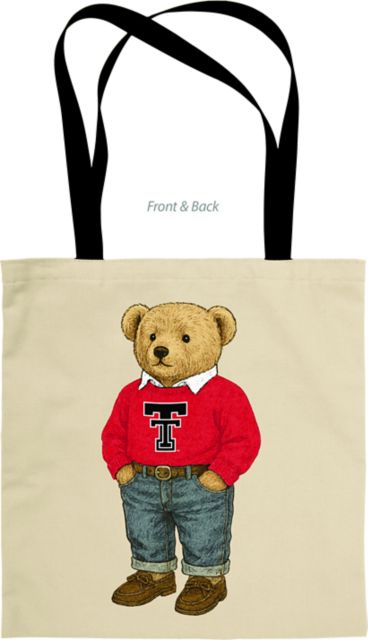 Texas Tech University Bear Tote Bag