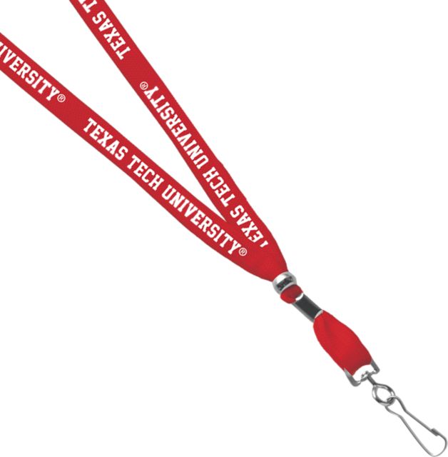 Texas Tech University 3-8'' J Hook Lanyard