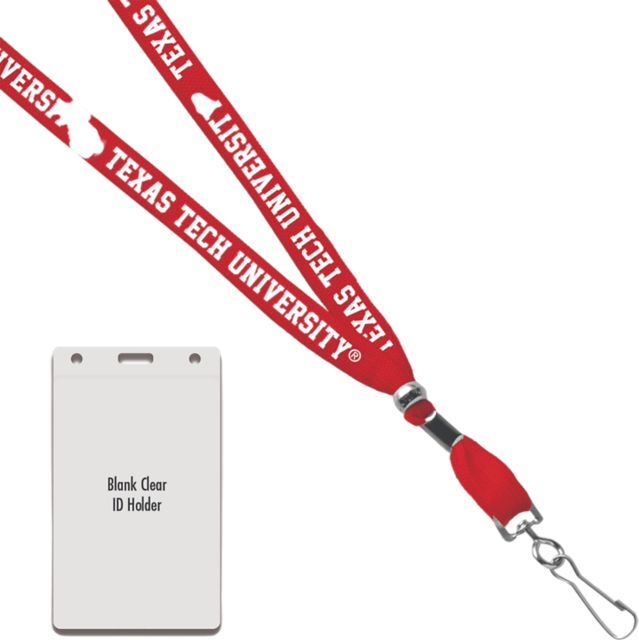 Texas Tech University Card Dispenser Lanyard