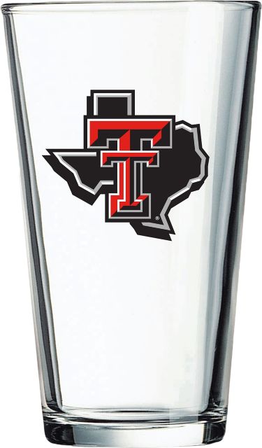 Texas Tech University 16 oz. Glass
