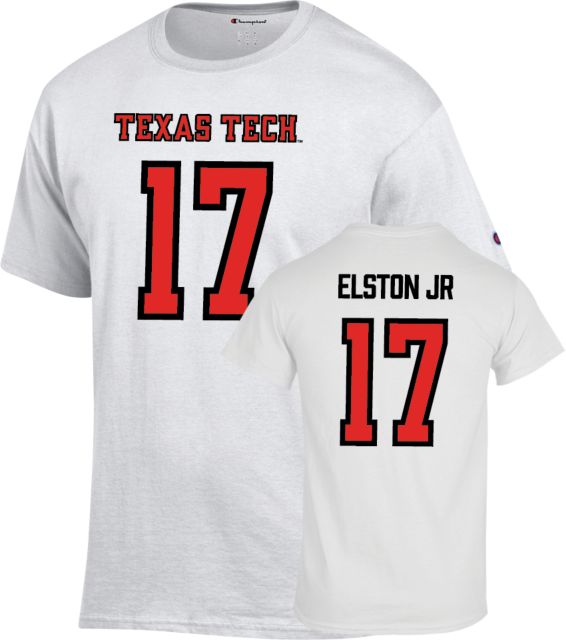 Texas Tech Football T Shirt Elston Jr - 17 - ONLINE ONLY