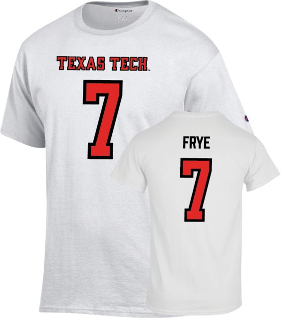 Texas Tech Football T Shirt Frye - 7 - ONLINE ONLY