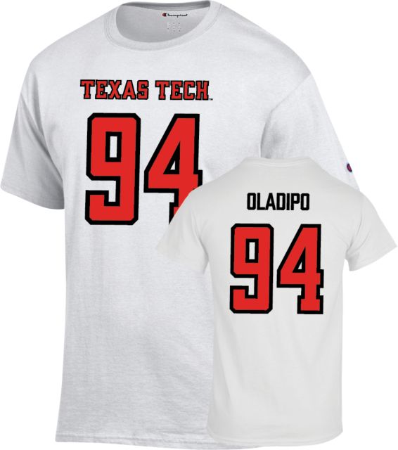Texas Tech Football T Shirt Oladipo - 94 - ONLINE ONLY