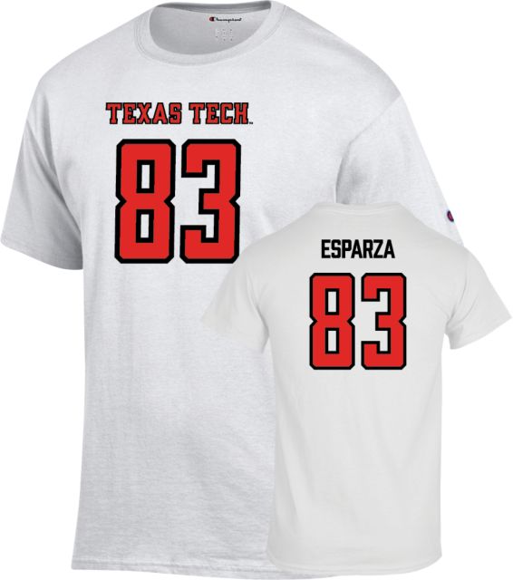 Texas Tech Football T-Shirt Jack Esparza - 83 - ONLINE ONLY