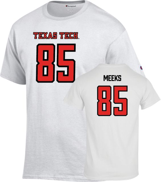 Texas Tech Football T-Shirt Aiden Meeks - 85 - ONLINE ONLY