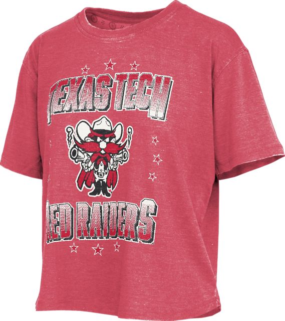 Texas Tech University Red Raiders Women's Cropped Short Sleeve T-Shirt