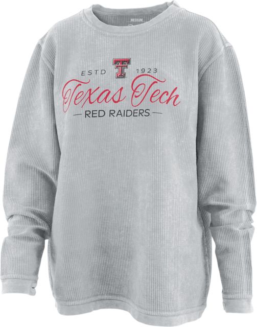 Texas Tech University Red Raiders Women's Corduroy Crewneck Sweatshirt