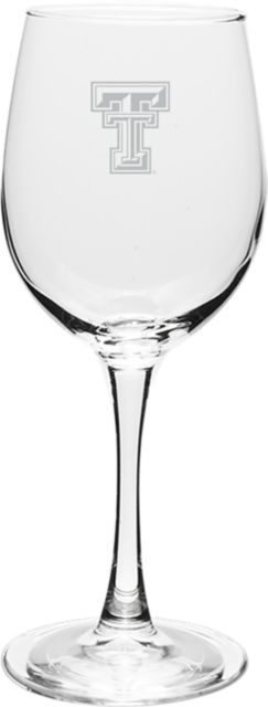 Texas Tech University 12 oz. Wine Glass