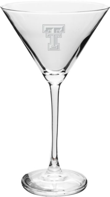 Texas Tech University 10 oz. Martini Glass