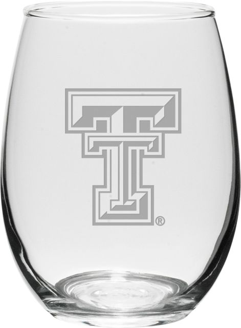 Texas Tech University 15 oz. Stemless Wine Glass