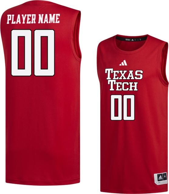 Texas Tech Men's Basketball adidas Player Name Replica Jersey