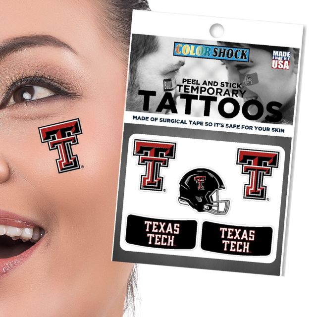 Texas Tech University Helmet Body Decals