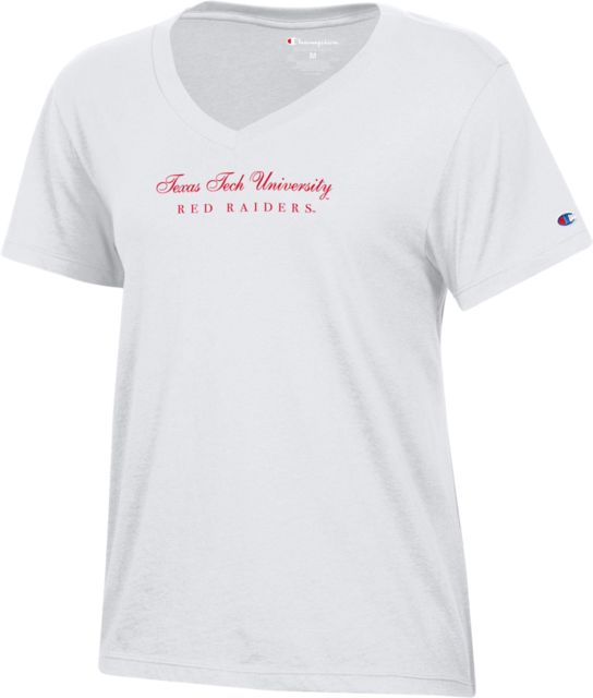 Texas Tech University Red Raiders Women's V-Neck Short Sleeve T-Shirt