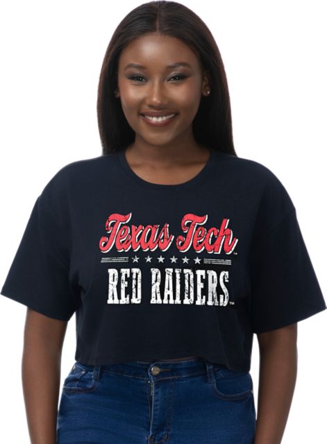 Texas Tech University Red Raiders Women's Boxy Crop Short Sleeve T-Shirt