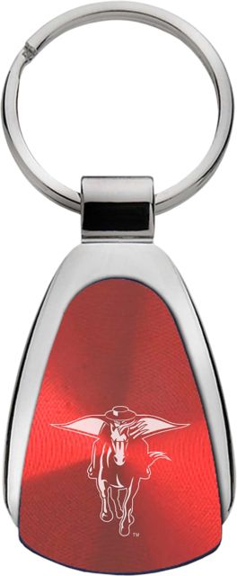 Texas Tech University Teardrop Key Tag