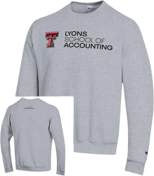 Texas Tech University Accounting Crewneck Sweatshirt