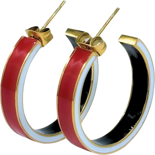 Texas Tech University Hoop Earrings