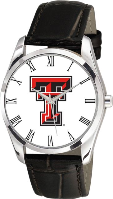 Texas Tech University 26mm Ladies Leather Watch