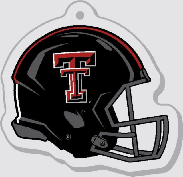 Texas Tech University Football Helmet Laser Cut Keytag