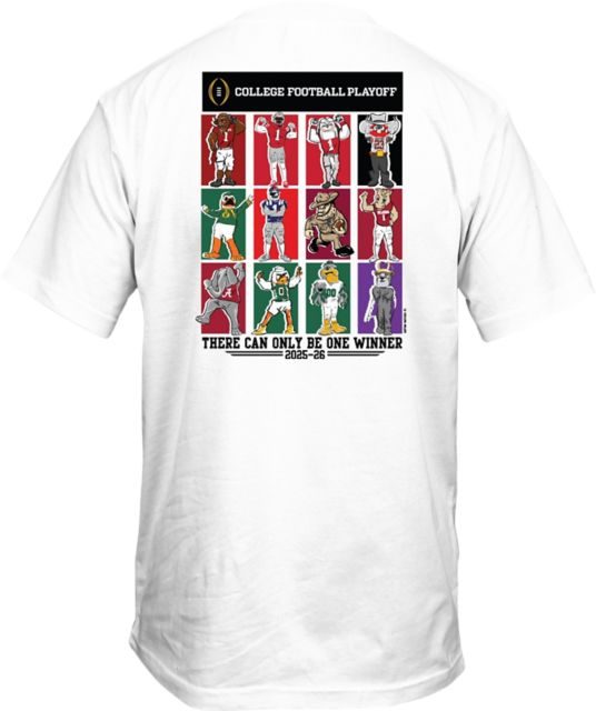 Texas Tech University Red Raiders Football 2025 College Football Playoffs 12 Team Short Sleeve T-Shirt