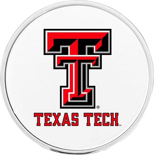 Texas Tech University Red Raiders Circle Adhesive Emblem