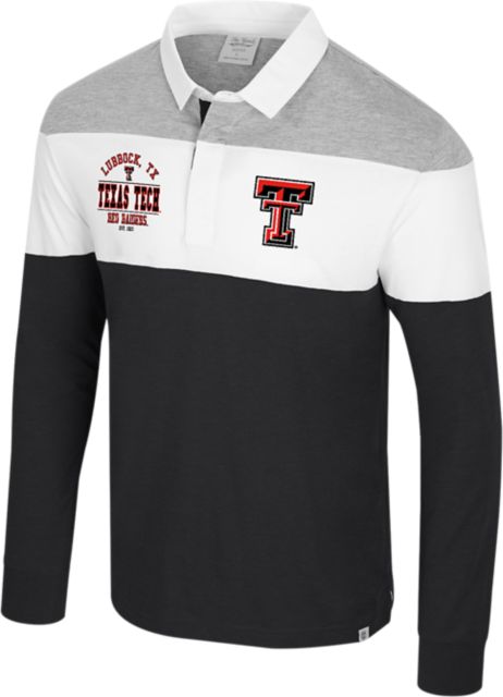 Texas Tech University Red Raiders Ground Floor Long Sleeve Rugby Polo