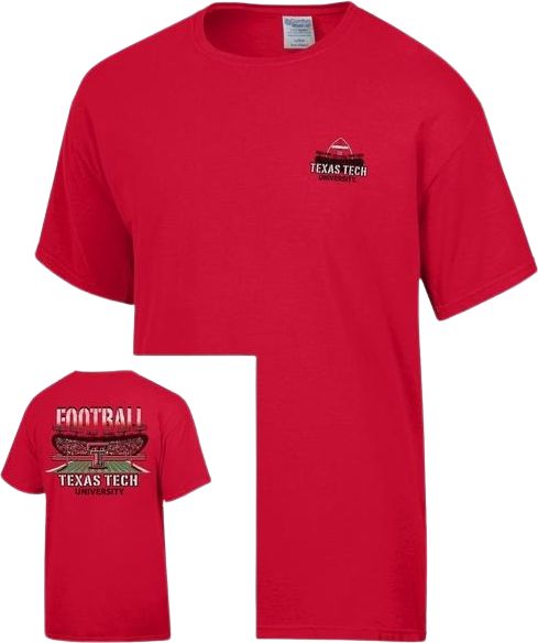 Texas Tech University Football Red Raiders Short Sleeve T-Shirt